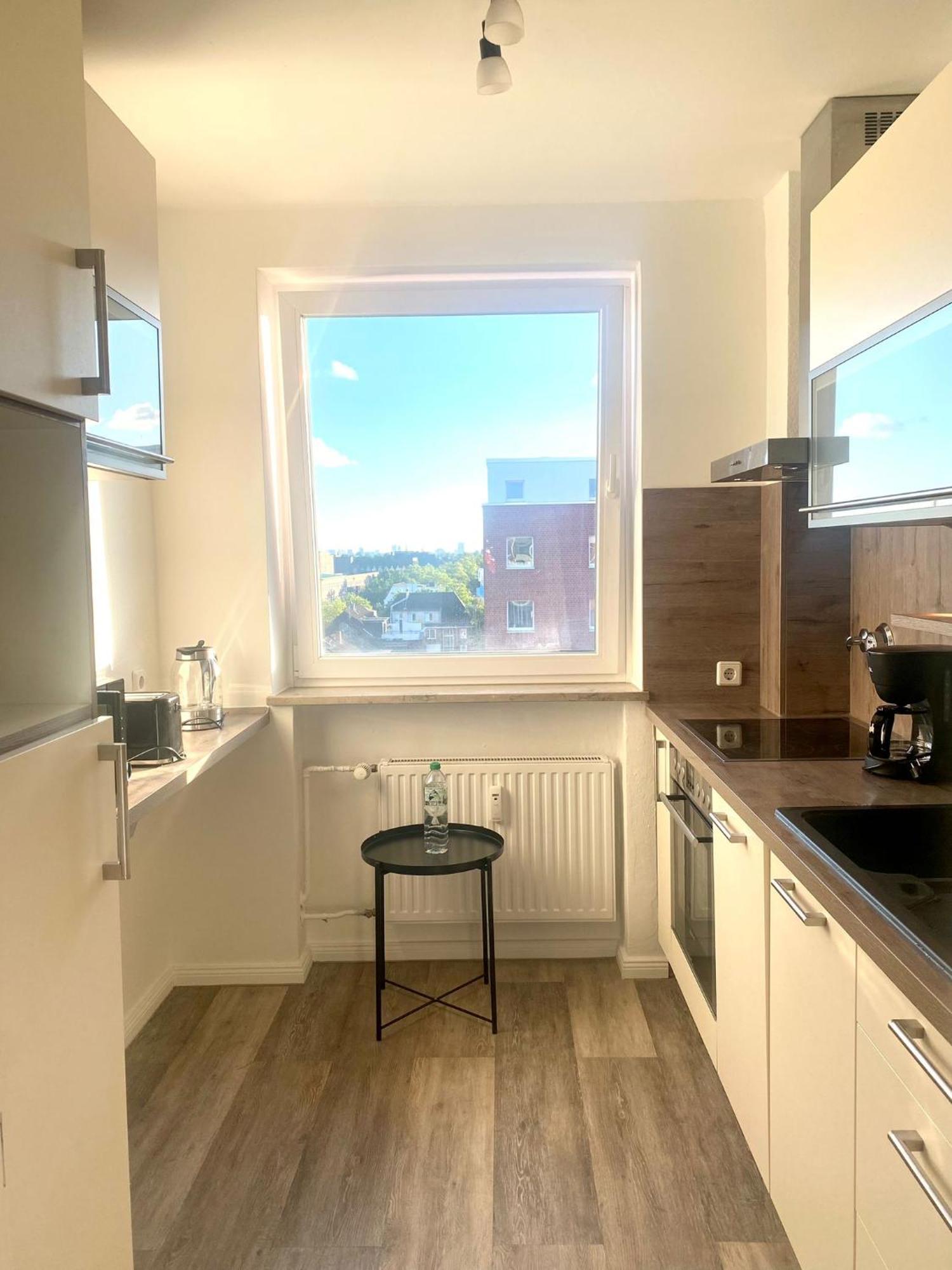 Zentrales Neues Apartment Hamburg-Harburg Exteriör bild